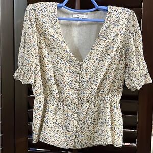 Madewell silk Blouse